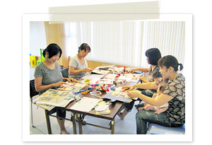 写真：滋賀県長浜市の産婦人科・佐藤クリニックで体験教室のご様子